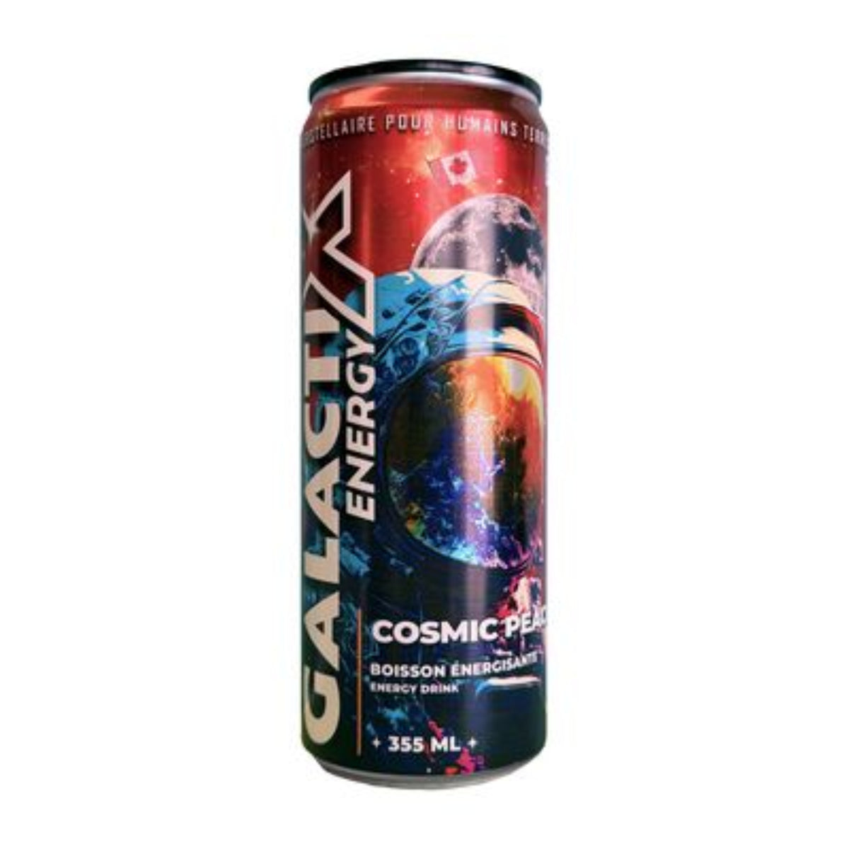 GalactiX Energy Cosmic Pêche 355ml