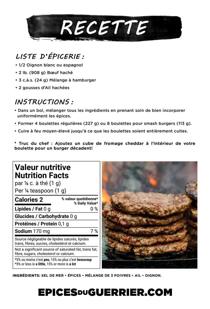 Mélange À Boulettes Hamburger 60 G
