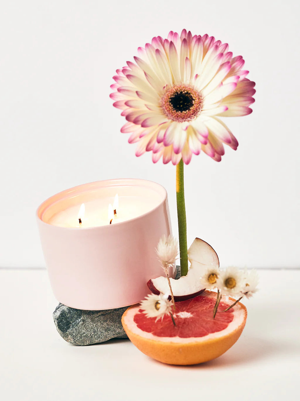 Bougie D'ambiance parfumée Pot Pomme Pamplemousse 240 G