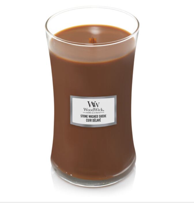 Bougie parfumée Large Stone Washed Suede 610 G