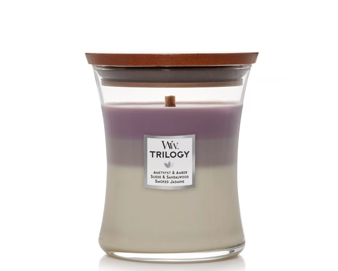 Bougie Trilogie Moyenne Amethyst Sky 275 G