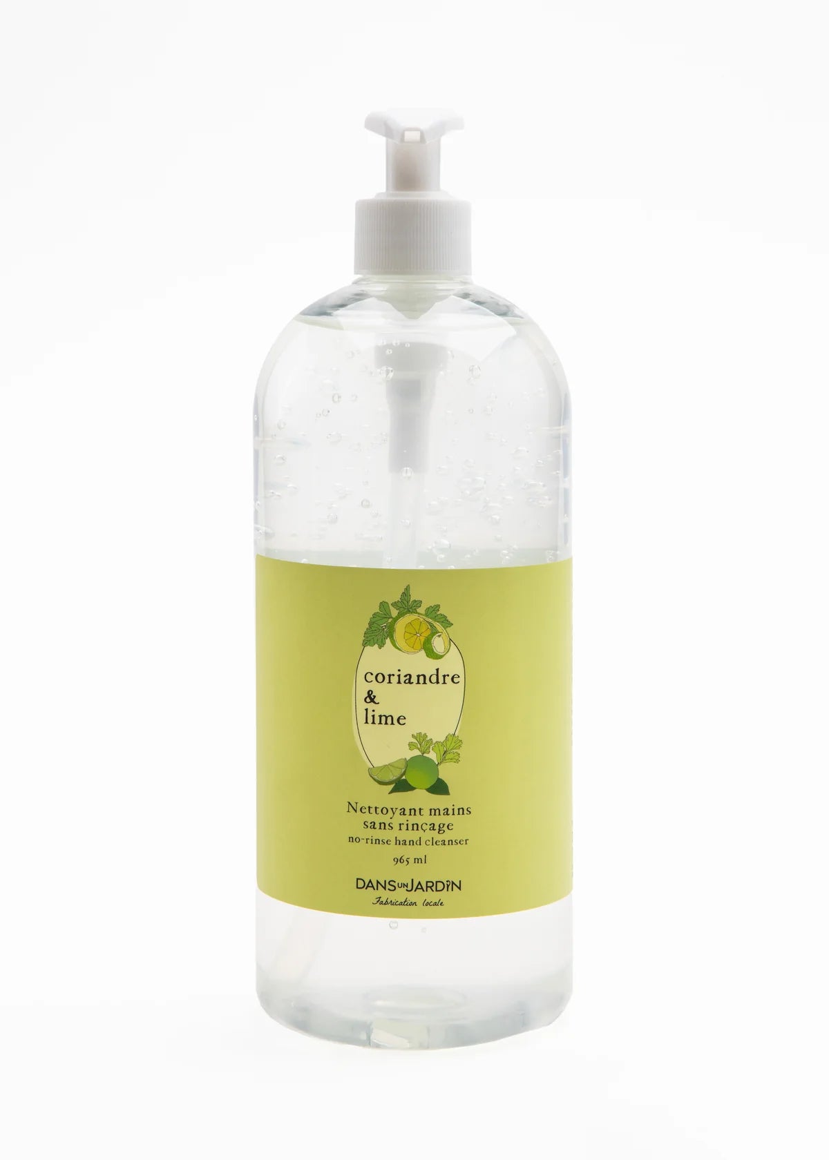 Gel désinfectant pour le mains Coriandre et Lime 965 ml