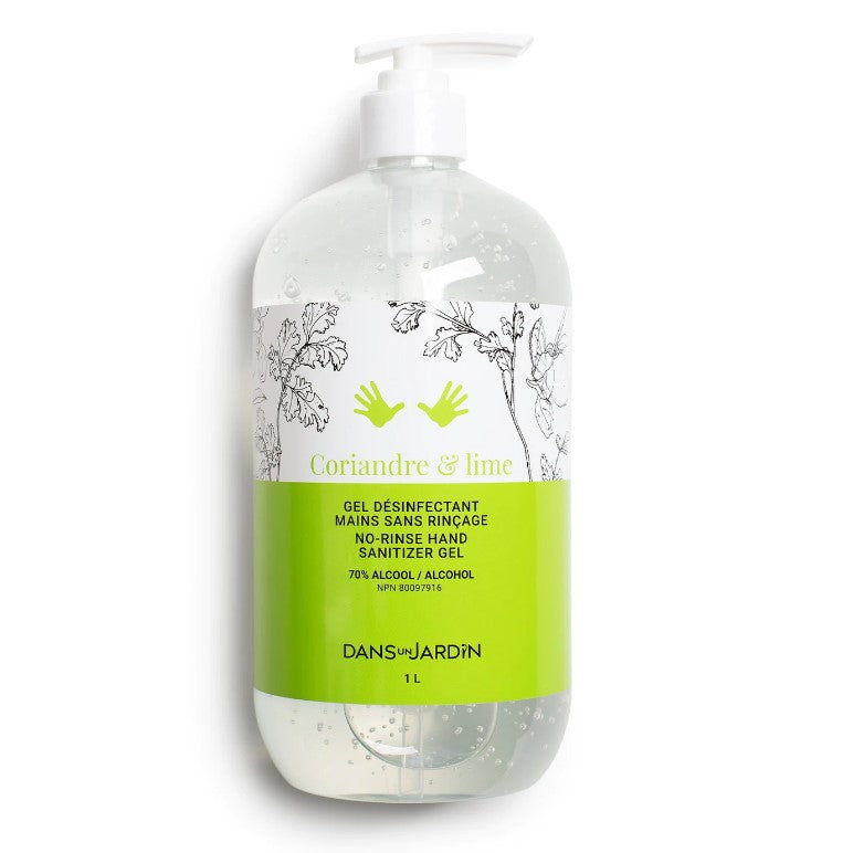 Gel Désinfectant Mains Coriandre & Lime 1l