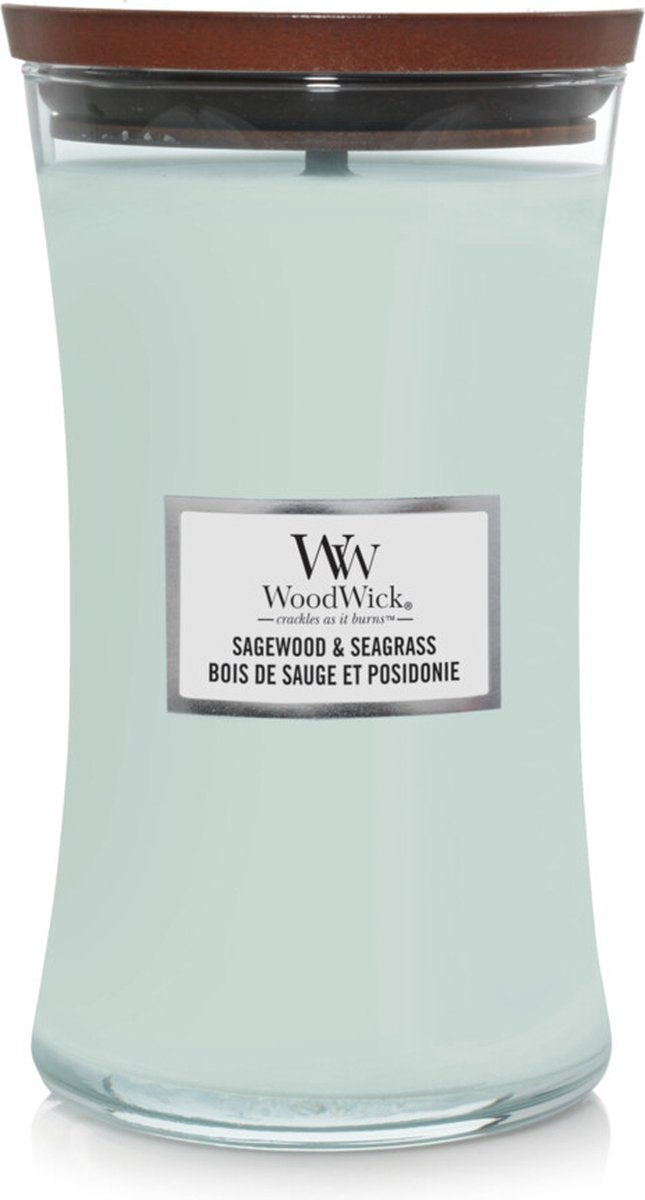 Bougie parfumée Large Sauge & Seagrass 610 G