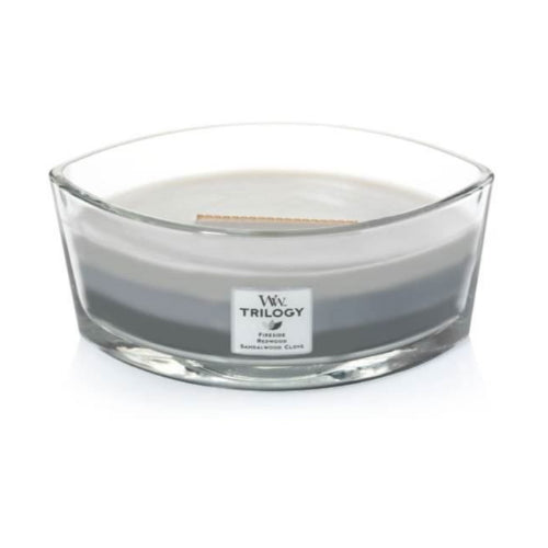 Bougie parfumée Trilogie Ellipse Warm Woods 454 G