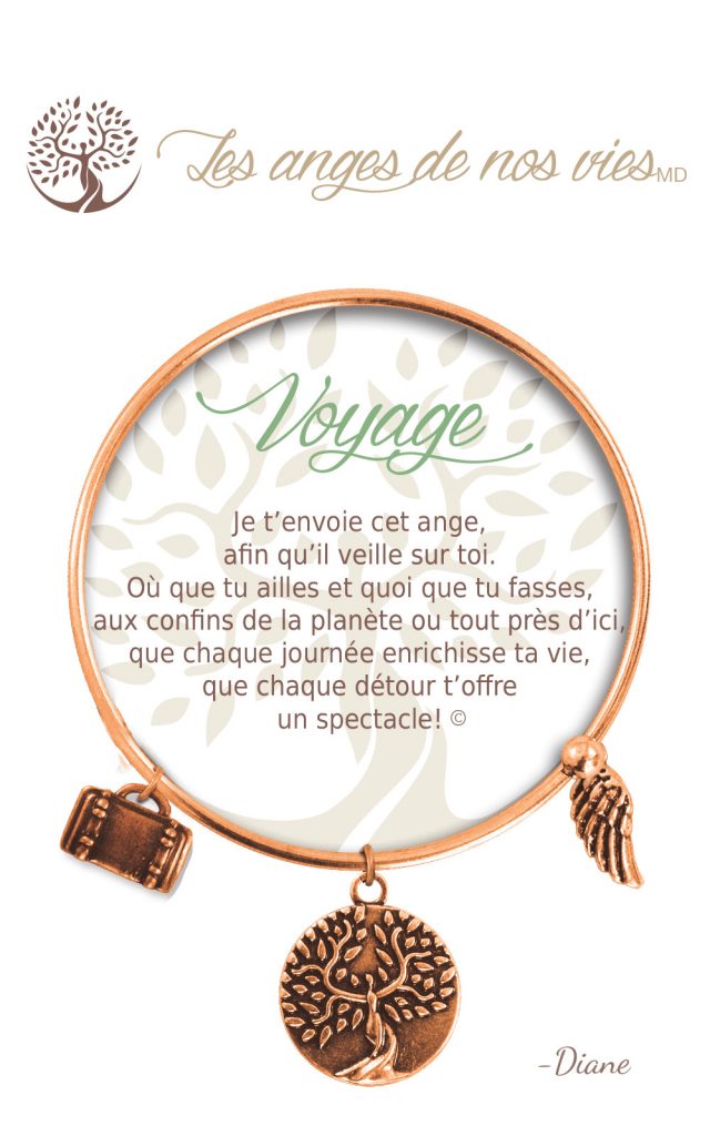 Bracelet De Charme - Voyage Cuivre