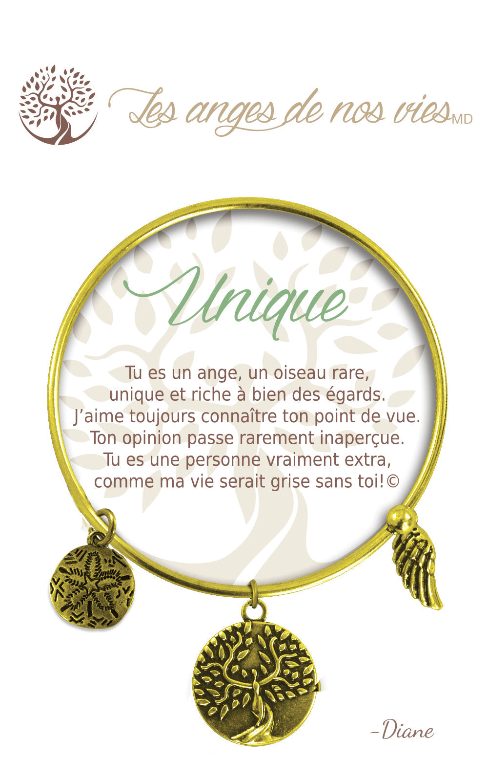 Bracelet De Charme - Unique Or