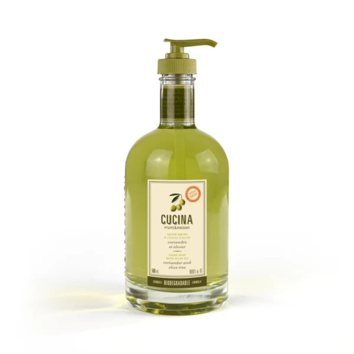 Savon Main Cucina Coriandre et Olivier 200 ml