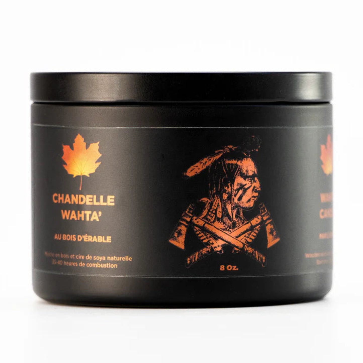 Bougie Parfumée Bois d'Érable Guerrier 160g