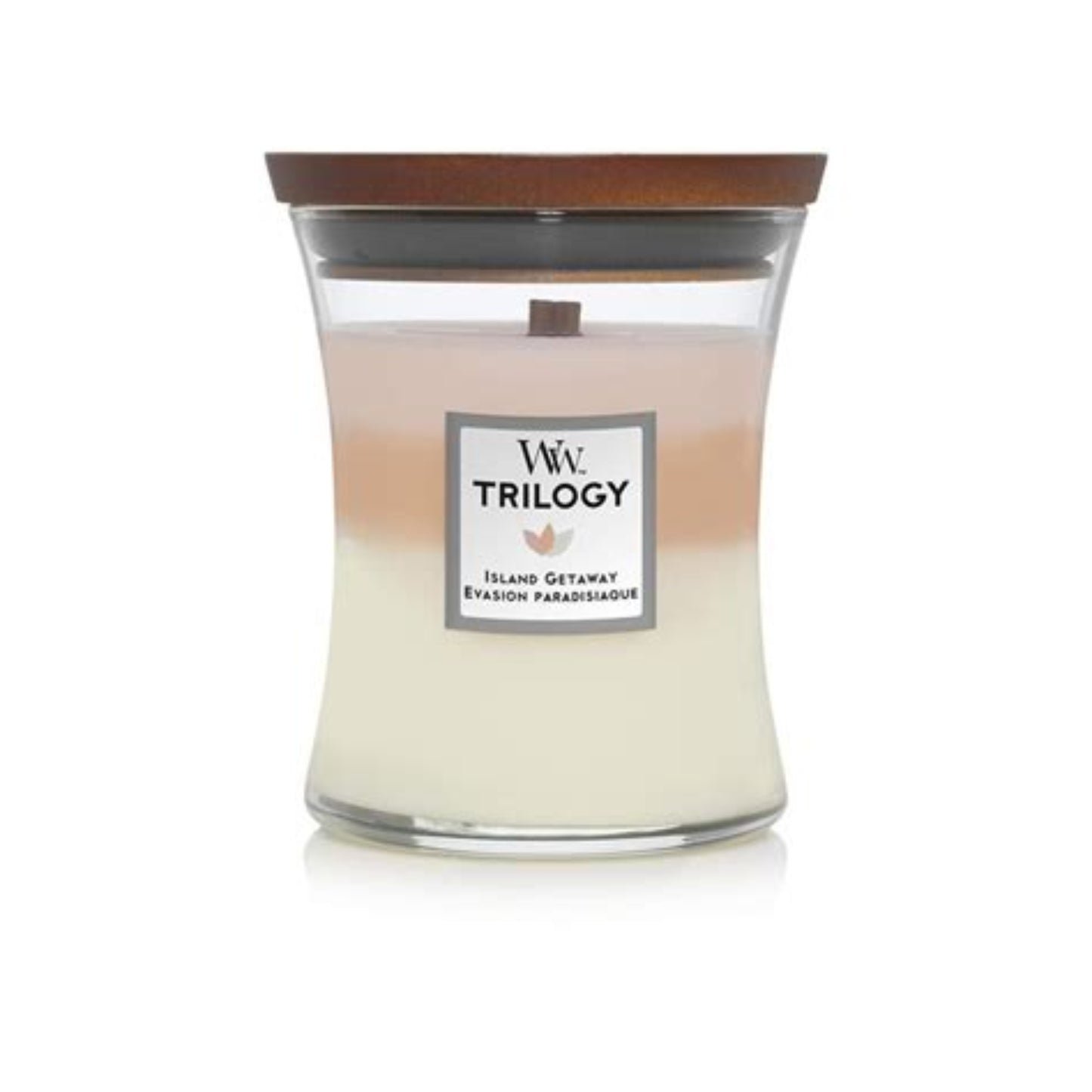 Bougie parfumée moyenne Trilogie Island Get Away 275 g