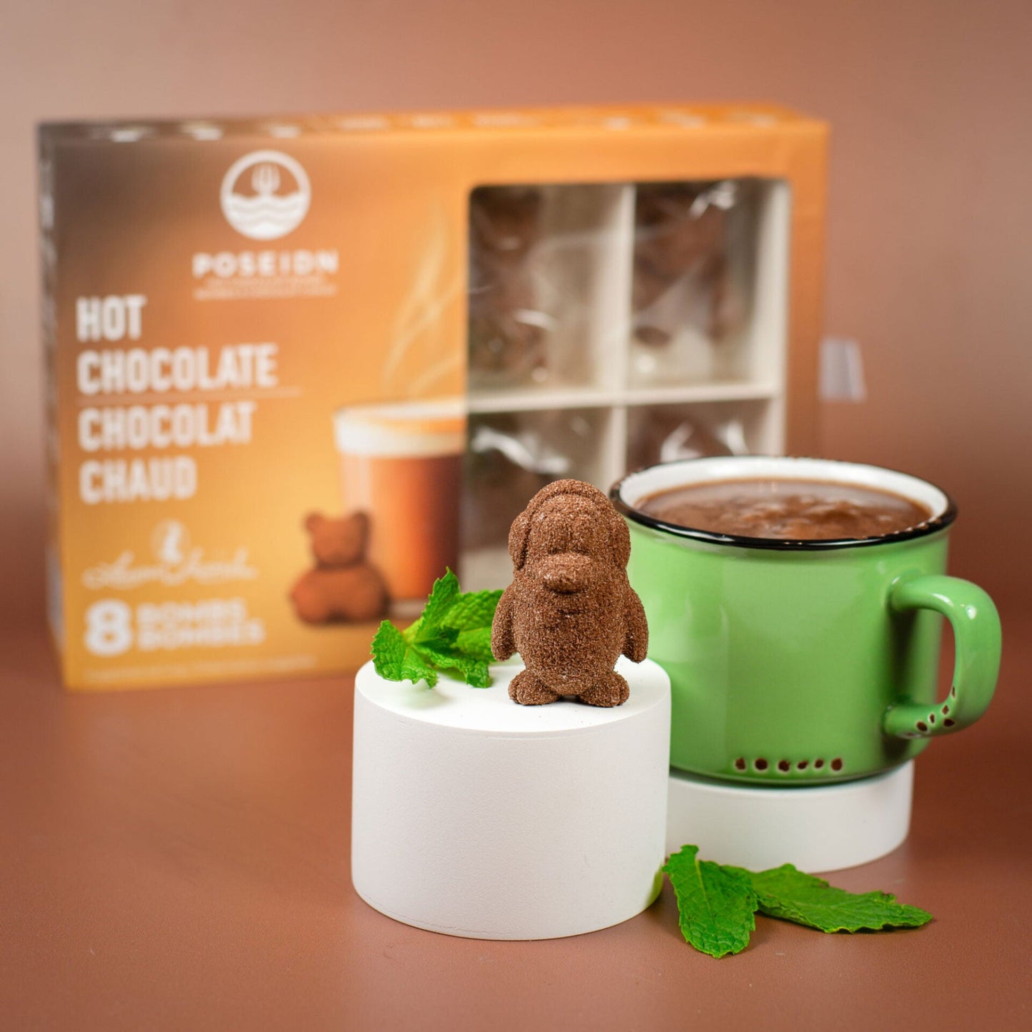 Bombes À Chocolat Chaud à la Menthe (pqt 4)