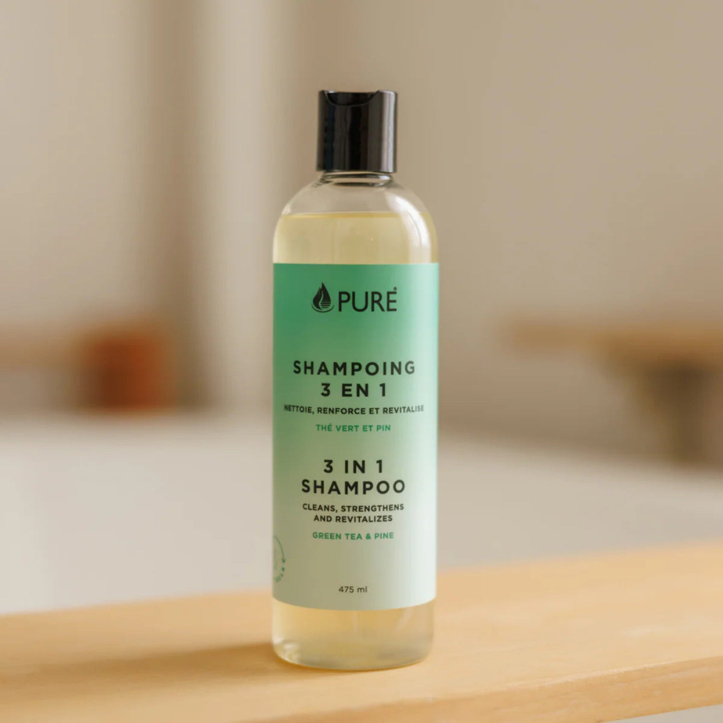 Shampoing Thé Vert Et Pin 475 Ml