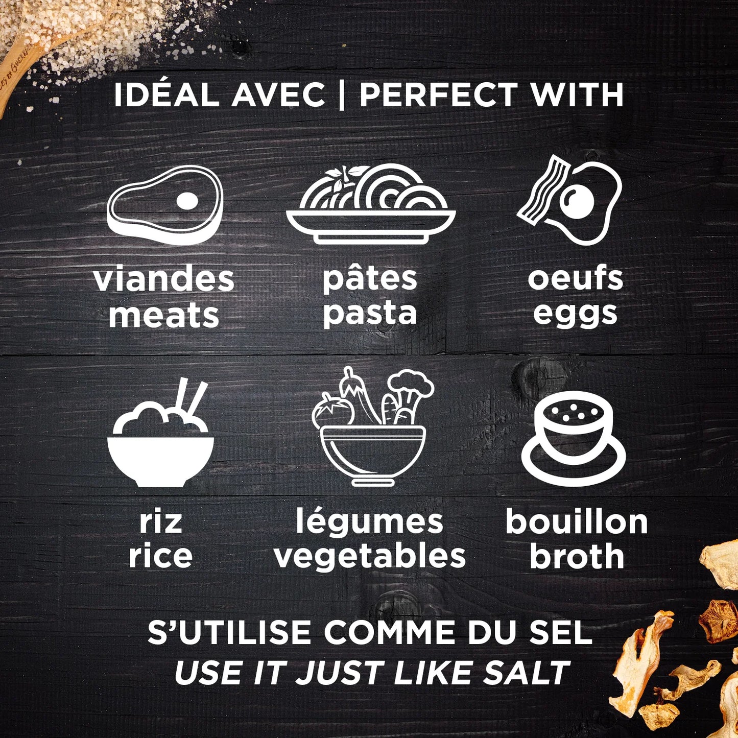 Sel Au Champignons Sauvages 250 G