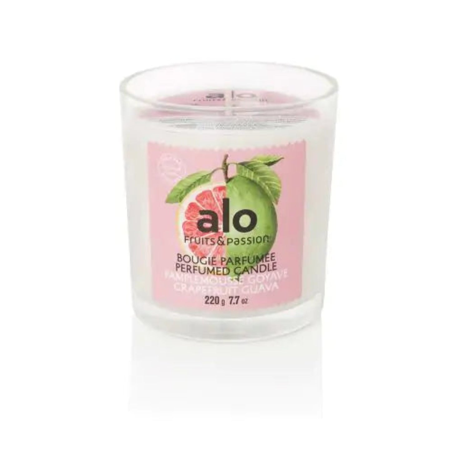 Bougie Parfumée Alo Pamplemousse Goyave 220g