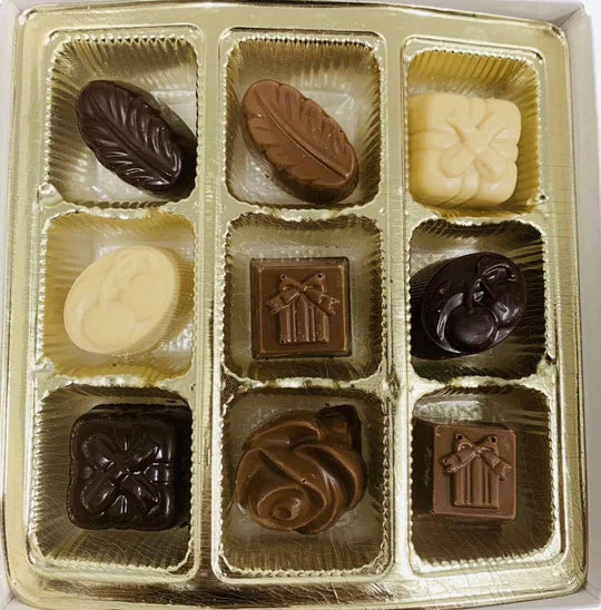 Boite De Chocolat Assortis Saint-valentin 9 Mxc 90 G