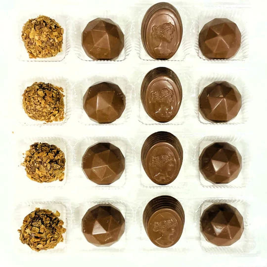Boite De Chocolat Au Caramel 16 Mcx 160 G