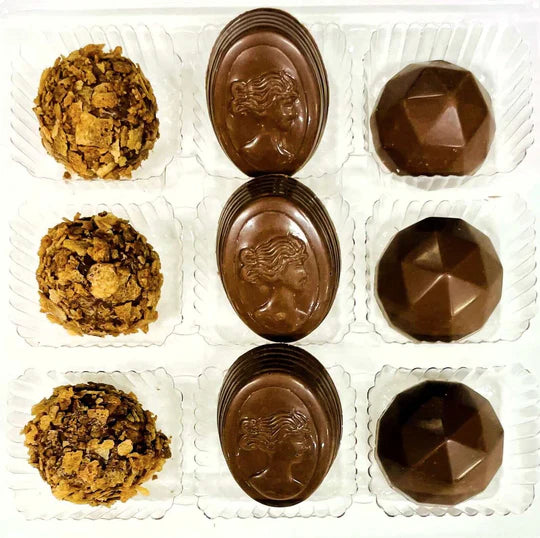 Boite De Chocolat Fondant 9 Mcx 90 G