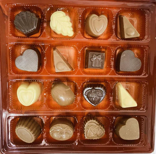 Boite De Chocolat Assortis 16 Mcx 160 G
