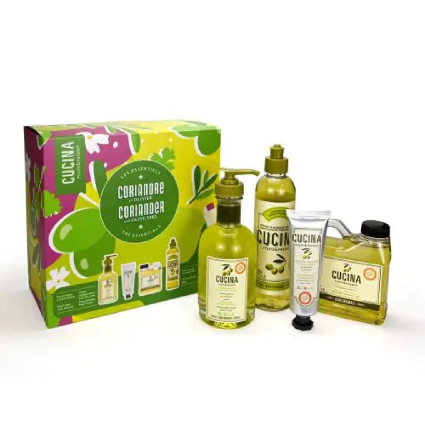 Coffret essentiel Cucina coriandre et Olivier