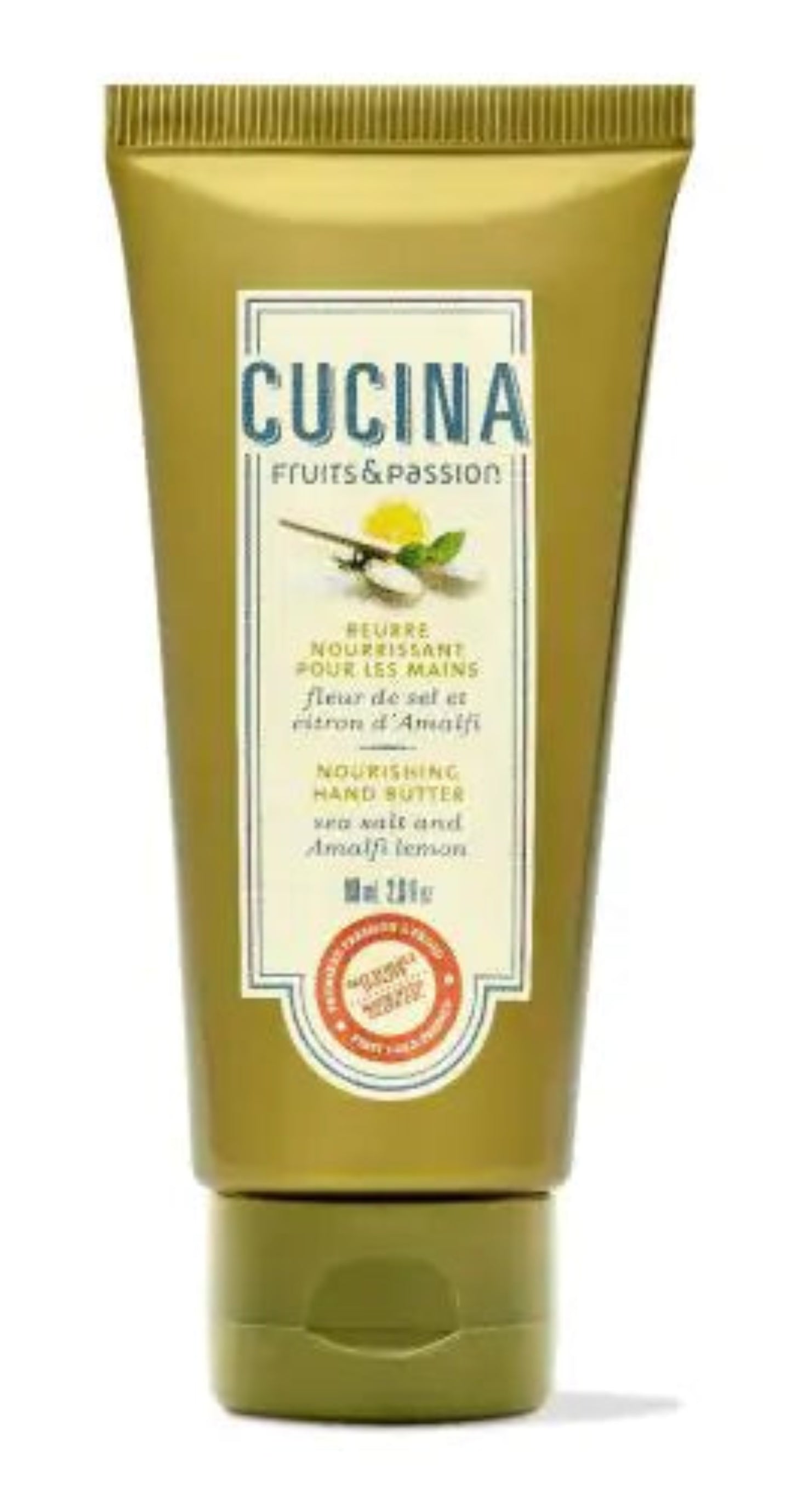 Beurre Nourrissant pour les mains Cucina Fleur de Sel et Citron D`Amalfi 60ml