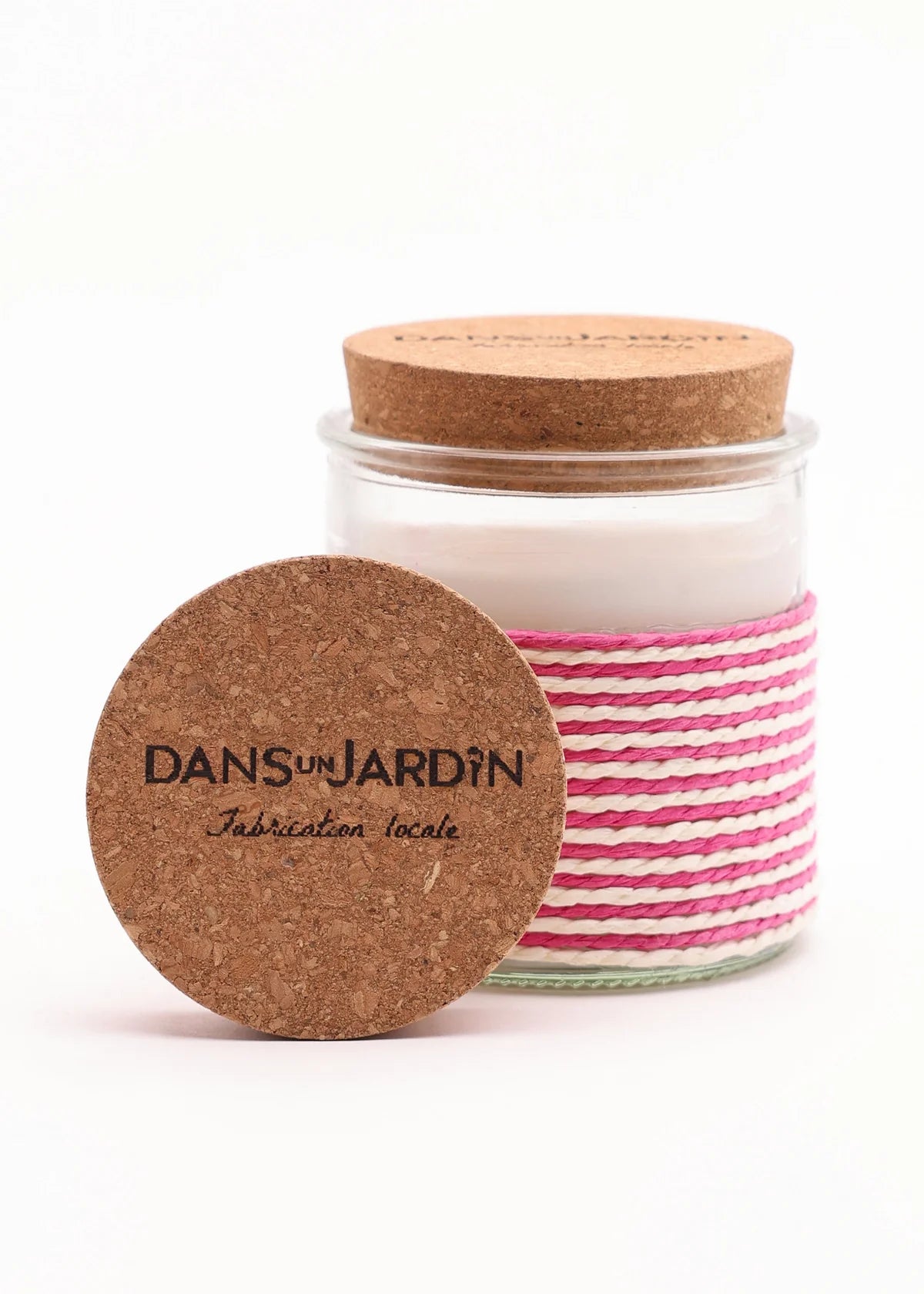 Bougie d`ambiance parfumée lychee et rose 175g