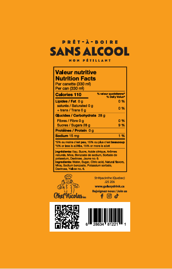 Boisson Galaxy Drink- Dragon sur la plage 330 ml