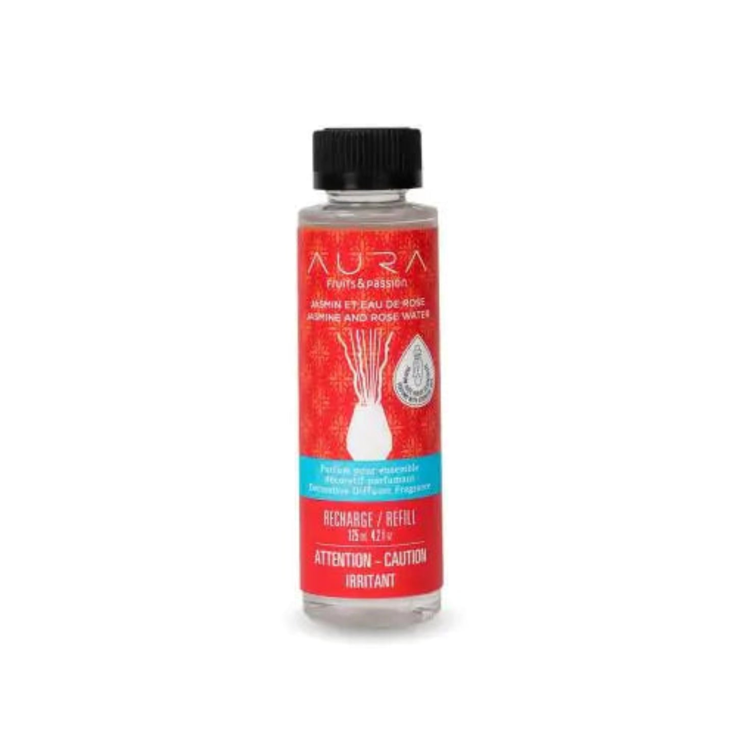 Parfum pour ensemble décoratif Bamboo Aura Jasmin et eau de rose 125 ml