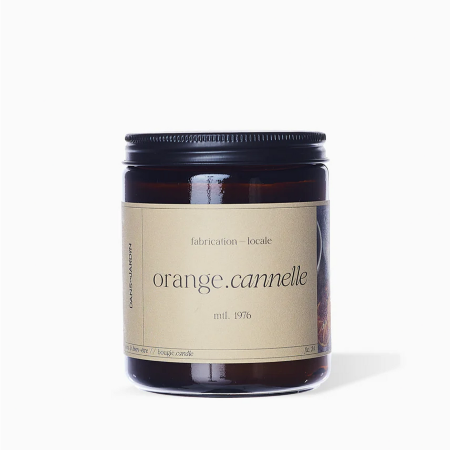 Bougie parfumée Orange Cannelle 175g