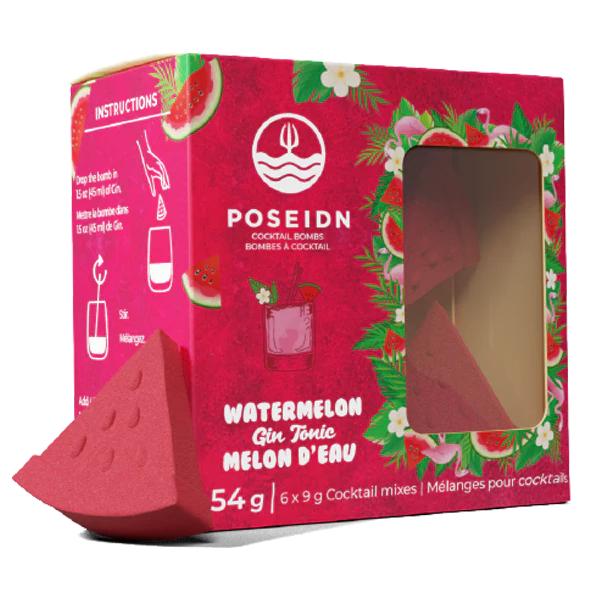 Mélanges Pour Coktails 3d Melon D'eau Gin Tonic 54 G (pqt 6)