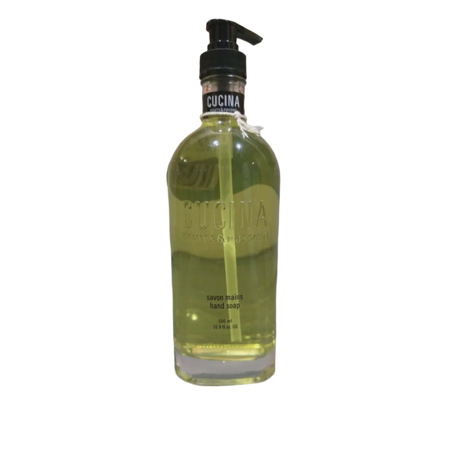 Savon À Mains à l`huile d`olive  Cucina Collection Lime Et Cyprès 500ml