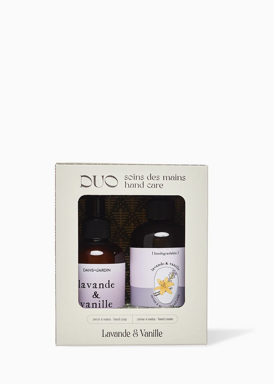 Duo soin de mains Savon Crème à main Lavande-vanille