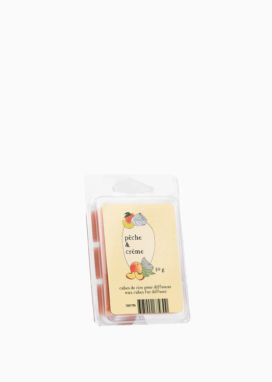 Cube de cire Pêche crème 50g