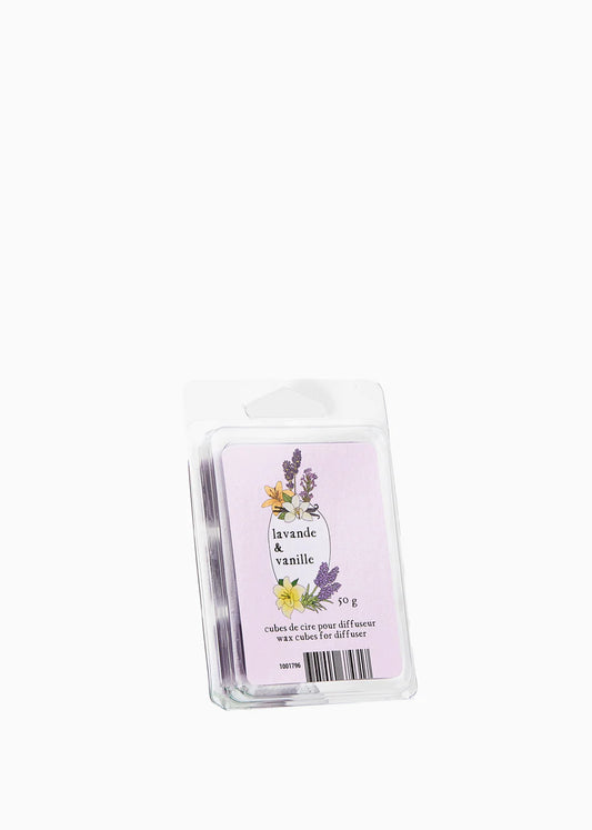 Cubes De Cire Lavande Vanille 50g