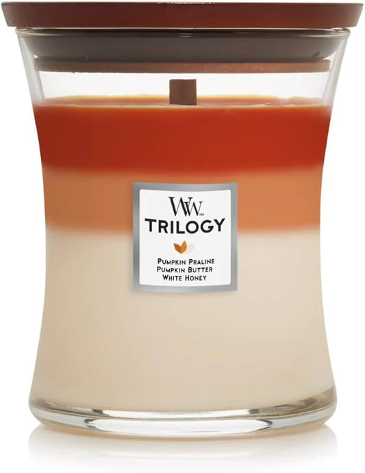 Bougie Trilogie Moyenne Pumpkin Gourmand 275 G
