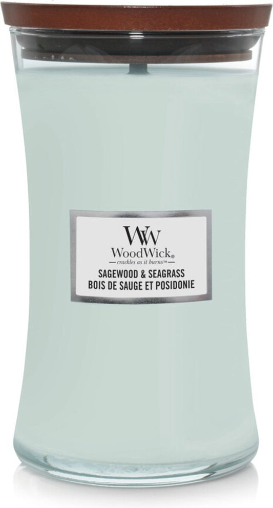 Bougie parfumée Large Sauge & Seagrass 610 G