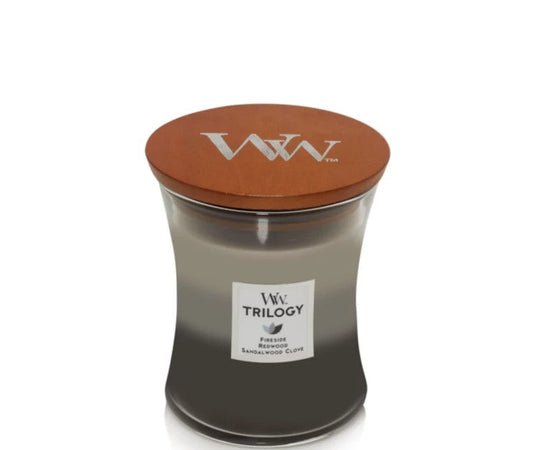 Bougie Trilogie Moyenne Warm Woods 275 G