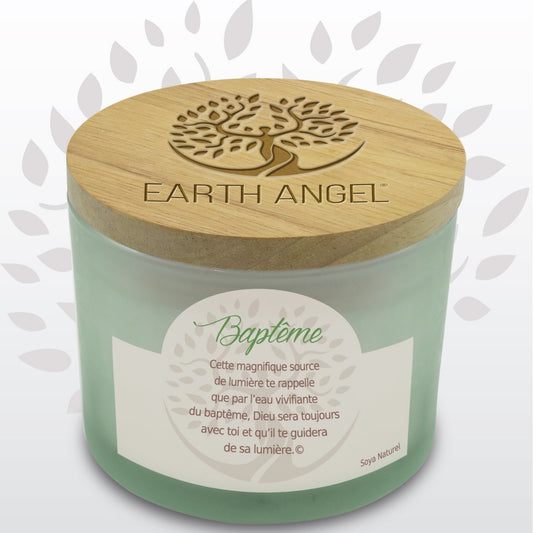 Bougie Non Parfumée - Baptême 340 G