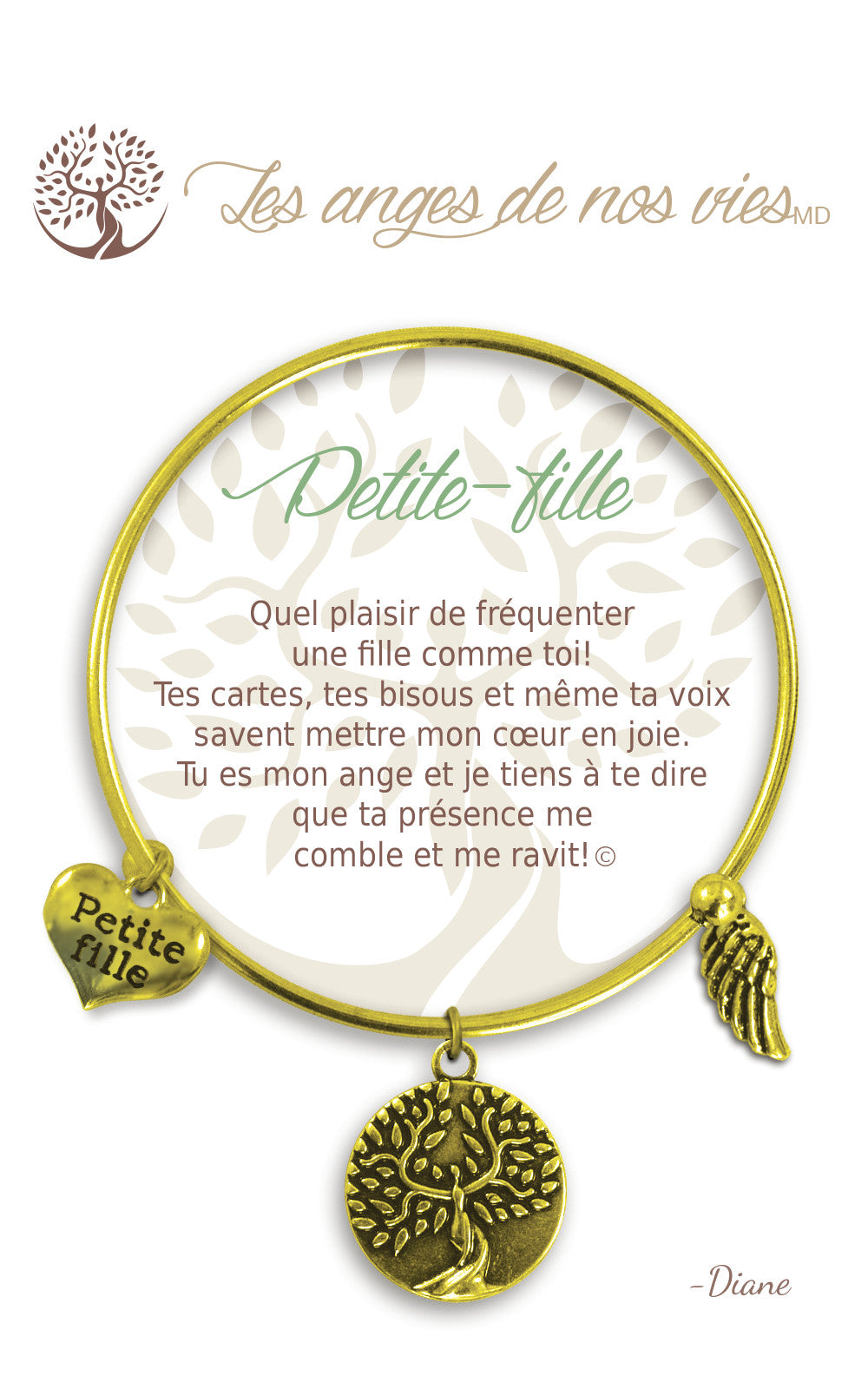 Bracelet De Charme - Petite-fille Or