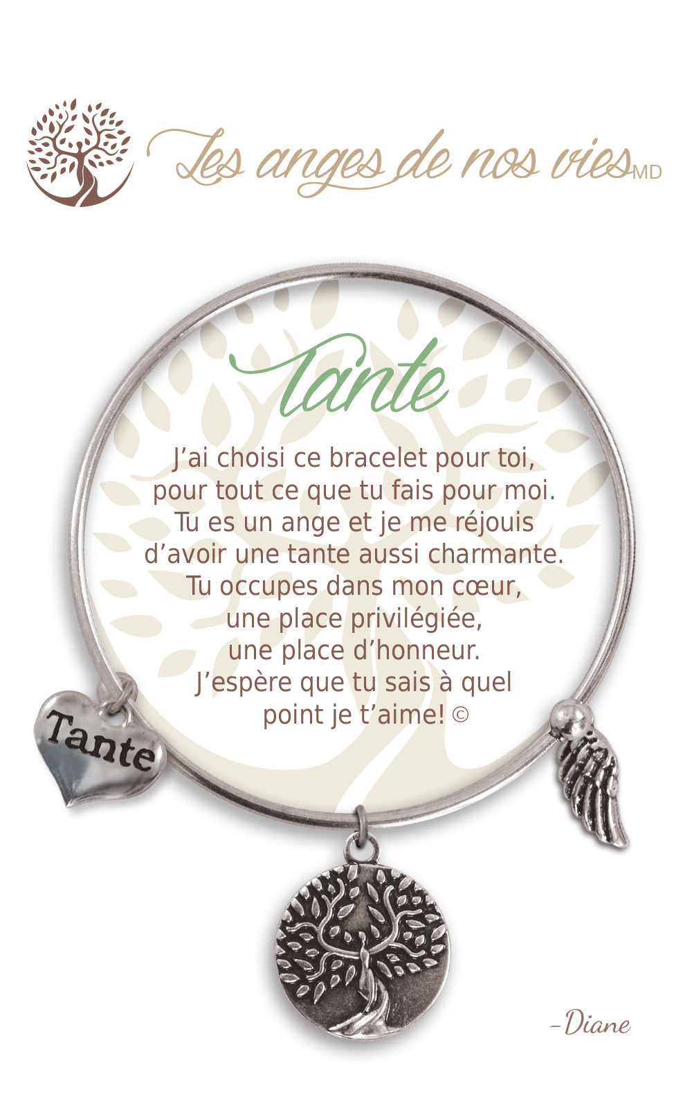 Bracelet De Charme - Tante Argent
