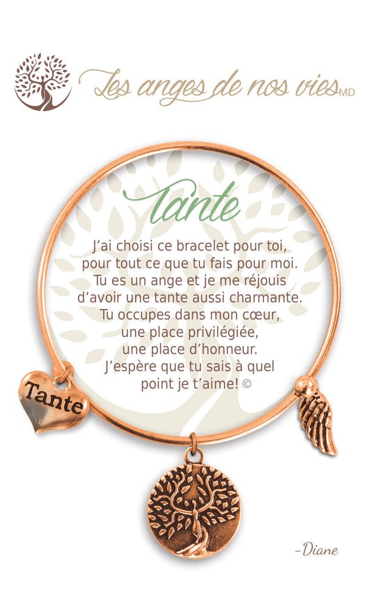Bracelet De Charme - Tante Cuivre