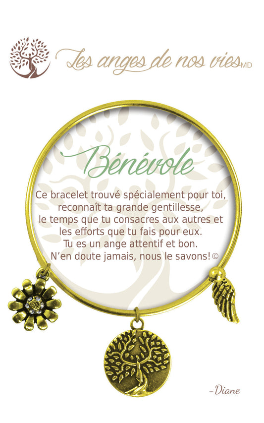 Bracelet De Charme - Bénevole Or