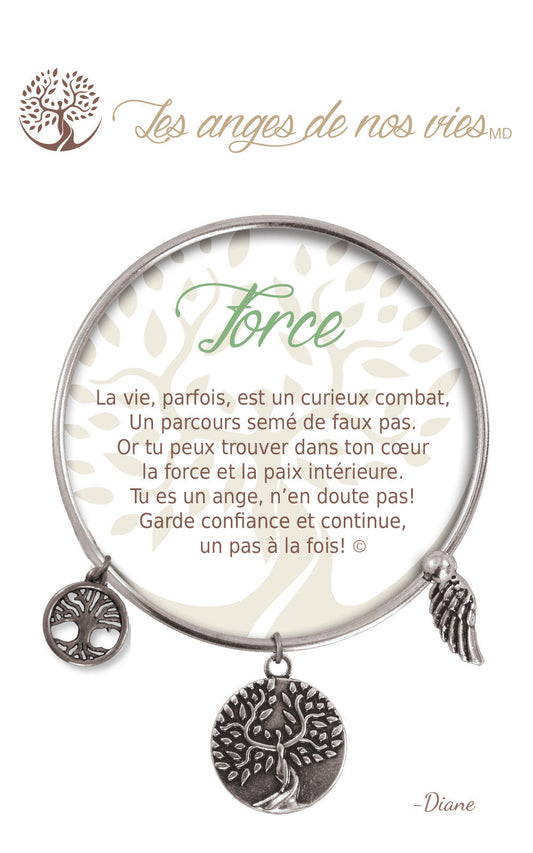 Bracelet De Charme - Force Argent