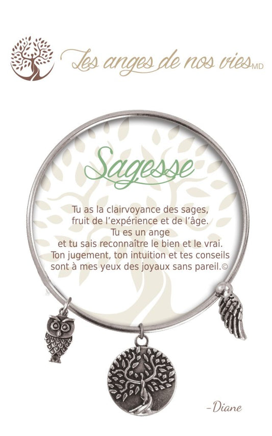 Bracelet De Charme - Sagesse Argent