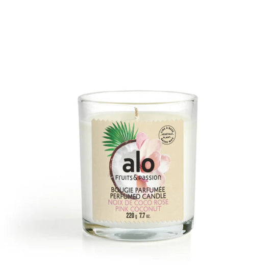 Bougie Parfumée Alo Coconut Rose 220g
