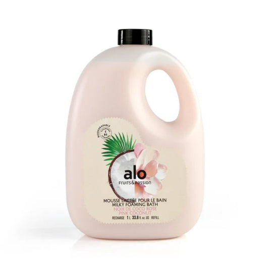 Mousse Lactée Pour Le Bain 1 L Noix de Coco Rose (recharge)