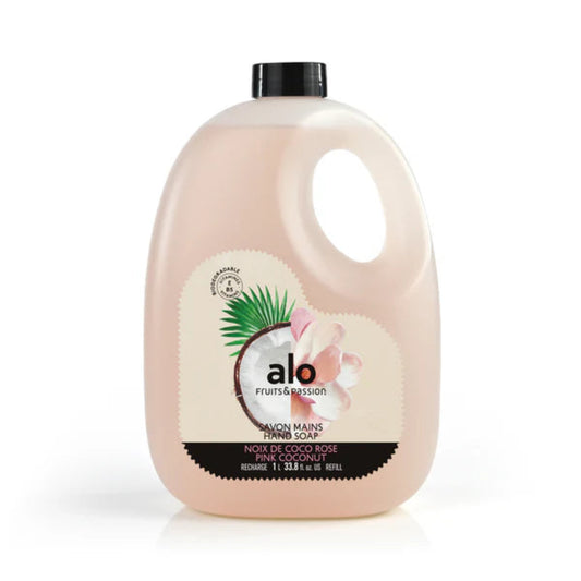 Savon a mains recharge 1L Alo noix de coco rose