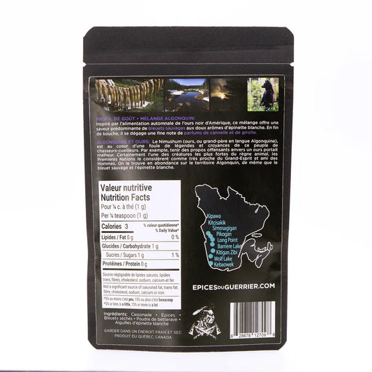 Mélange D'épices Algonquin 60 G