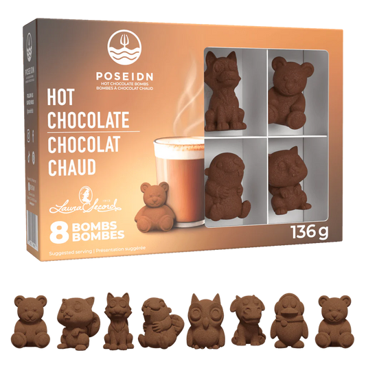 Coffret Variété De bombes à Chocolat Chaud 3D (pqt 8)