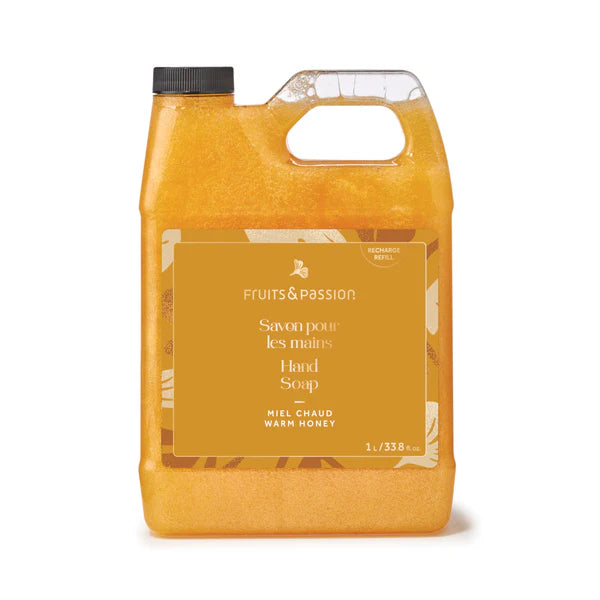 Savon à mains miel chaud 1 litre recharge