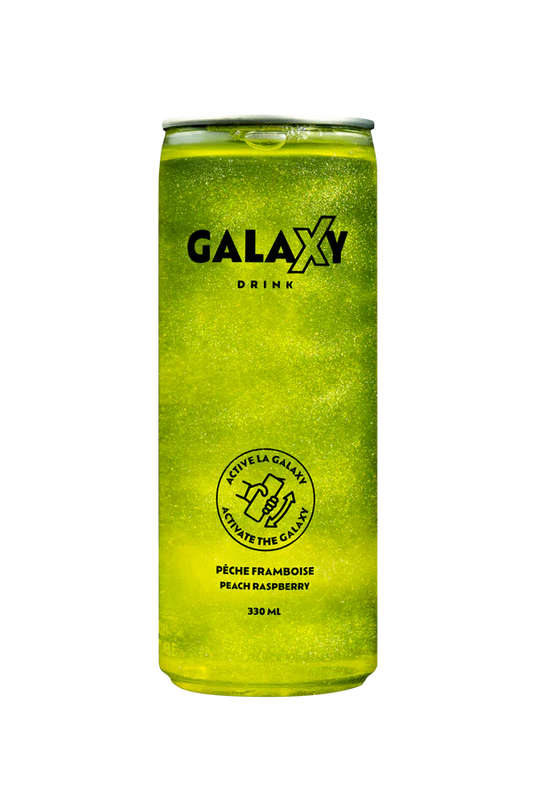 Boisson Galaxy Drink Pêche framboise 330 ml